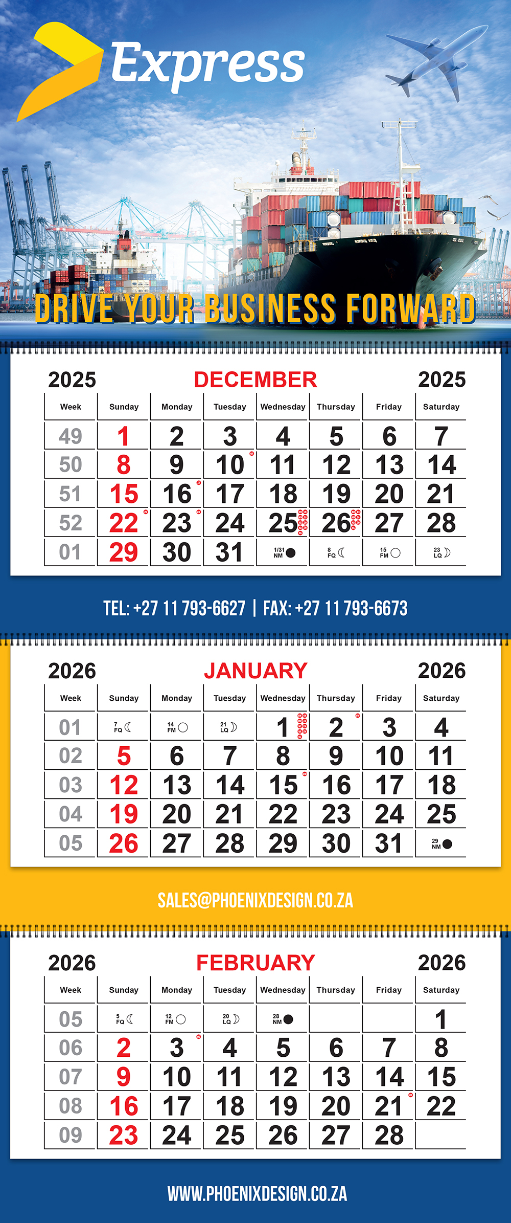 3 Tier Freight 3 Tier Freight Calendar